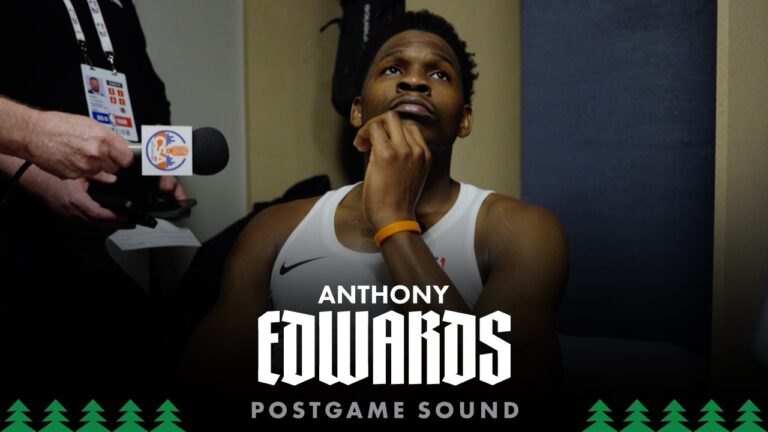 Bones Came In And Changed The Tempo Of The Game Anthony Edwards Postgame Sound 03.01.26