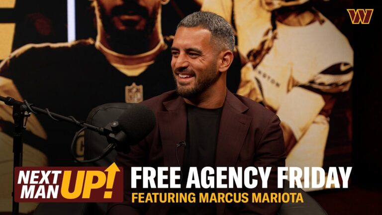 Post-Signing 1-on-1: QB Marcus Mariota Free Agency Fridays x Next Man Up Washington Commanders
