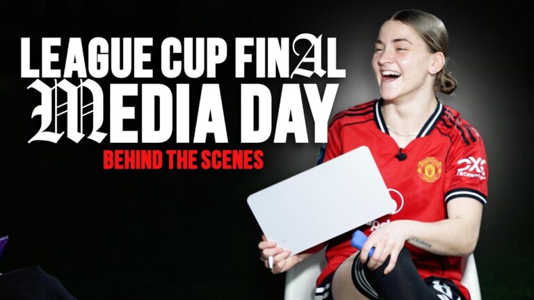 League Cup Final Media Day Behind The Scenes