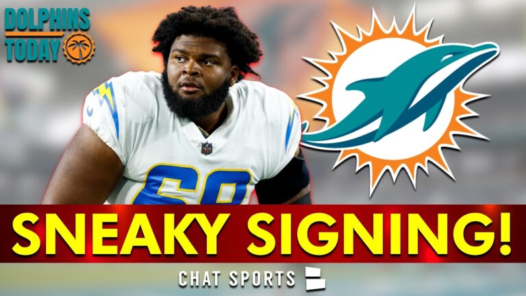 Miami Dolphins Make SNEAKY SIGNING In NFL Free Agency!