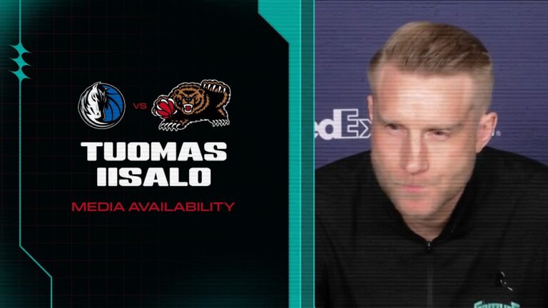 Tuomas Iisalo Press Conference Grizzlies vs. Mavericks