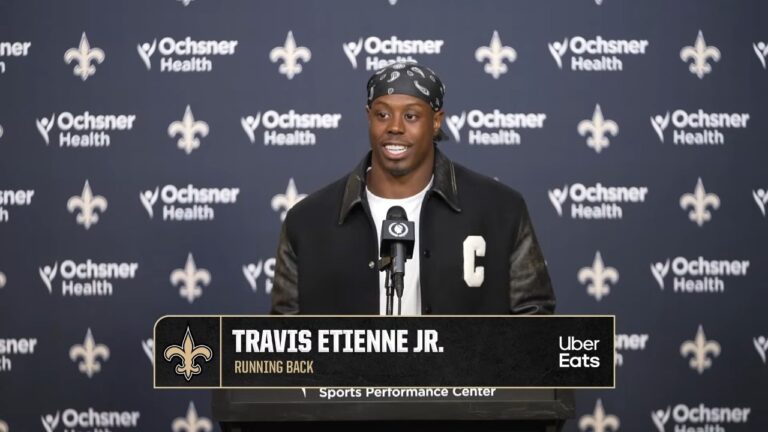 Travis Etienne Introductory Press Conference New Orleans Saints