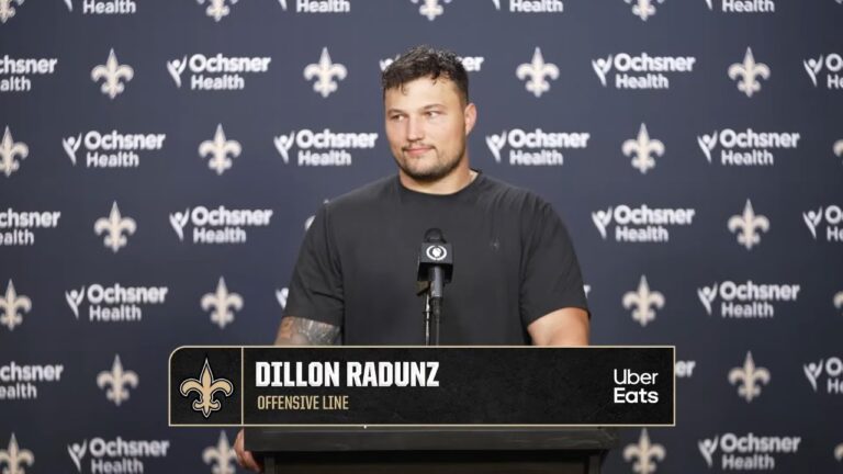 Dillon Radunz on re-signing with Saints during 2026 Free Agency