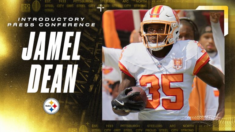 Jamel Dean Introductory Press Conference Pittsburgh Steelers
