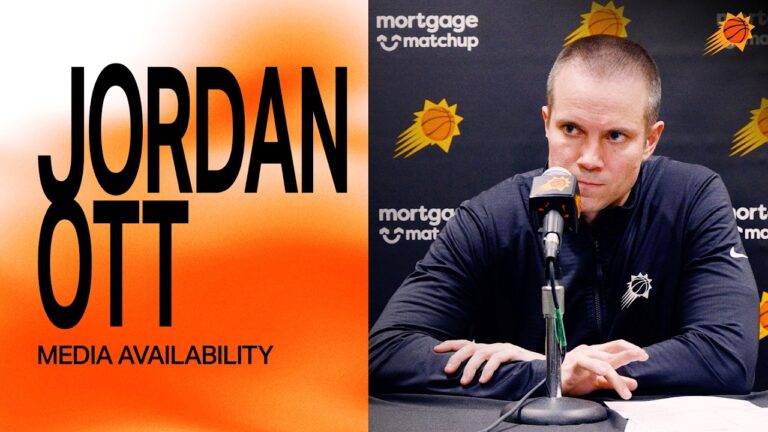 Head Coach Jordan Ott Postgame Media Availability Phoenix Suns 3-12-26