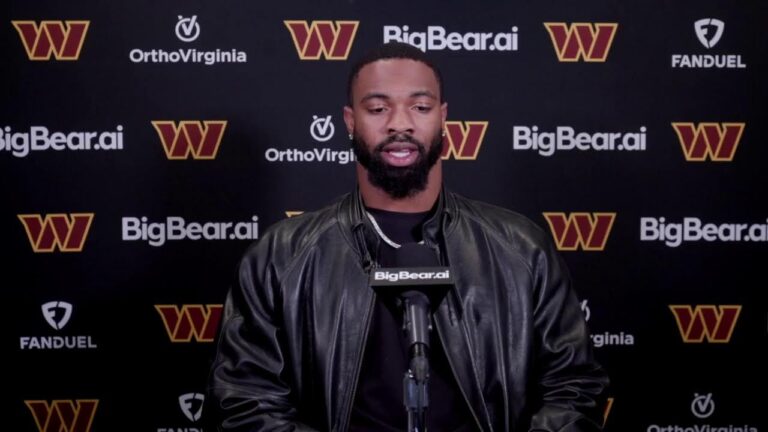 LIVE: OLB K’Lavon Chaisson Speaks to the Media After Signing Washington Commanders