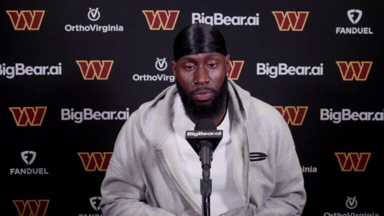 LIVE: DE Charles Omenihu Speaks to the Media After Signing Washington Commanders