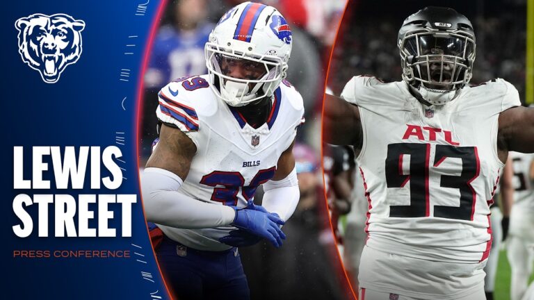 Cam Lewis, Kentavius Street on joining Bears defense Press Conference