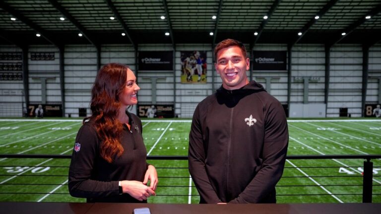 Kaden Elliss 1-on-1 interview after signing with Saints 2026 Free Agency