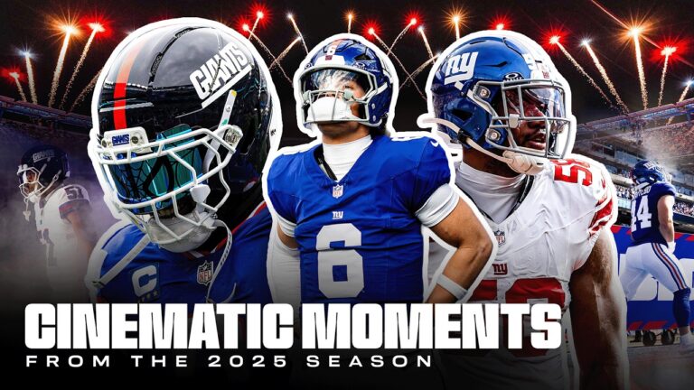 Cinematic Moments from the 2025 Season New York Giants