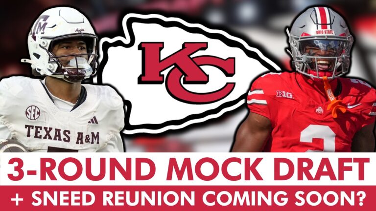 Chiefs News To Know: 3-Round 2026 Chiefs NFL Mock Draft LJarius Sneed Rumors