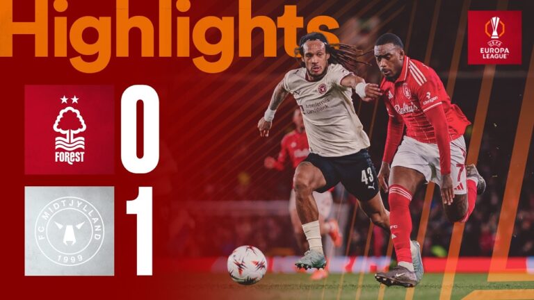 Nottingham Forest 0-1 FC Midtjylland Europa League Highlights