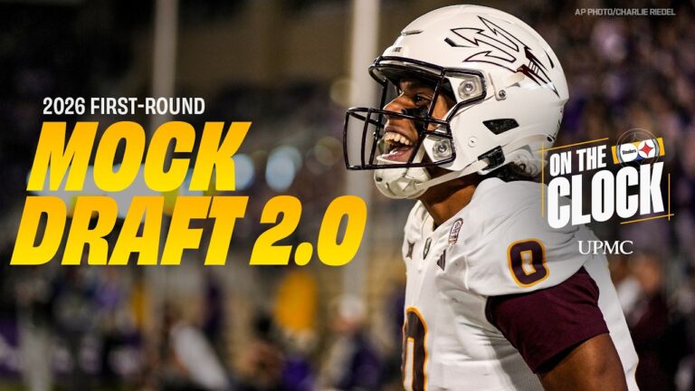 Mock Draft 2.0 Who Do the Steelers Take with Pick 21? On the Clock Pittsburgh Steelers
