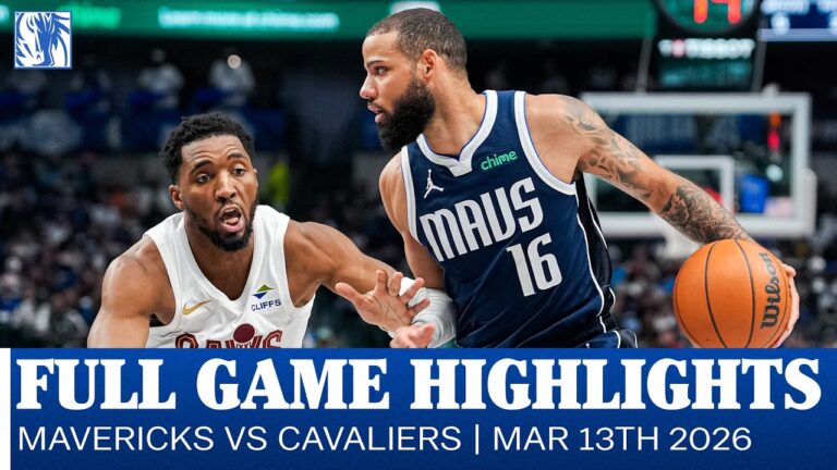 Mavericks Highlights vs. Cleveland Cavaliers March 13, 2026