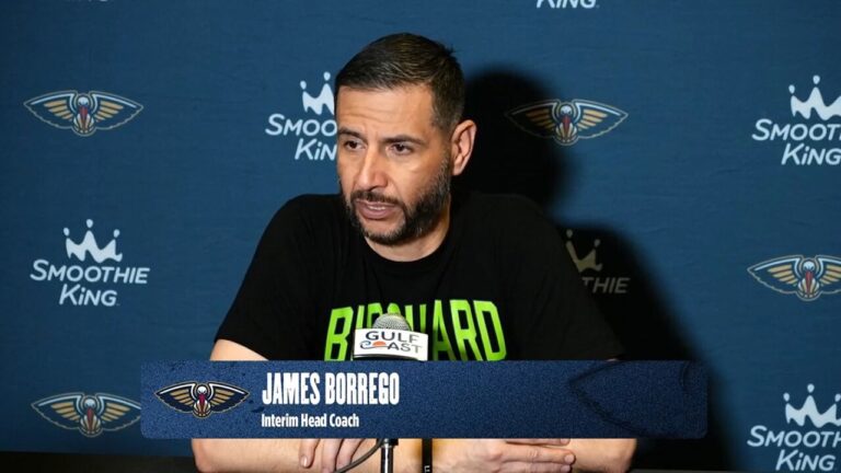 James Borrego Pelicans-Rockets Postgame Interview 3 13 2026
