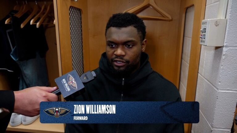 Zion Williamson Pelicans-Rockets Postgame Interview 3 13 2026