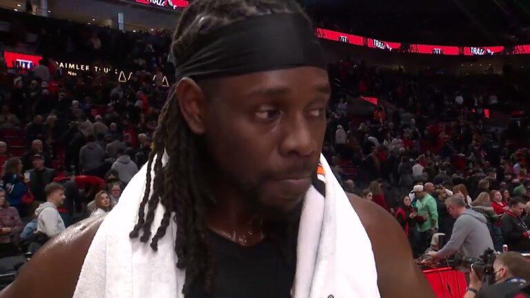 Jrue Holiday Postgame Interview Brightside Windows Baseline Report vs Jazz March 13, 2026