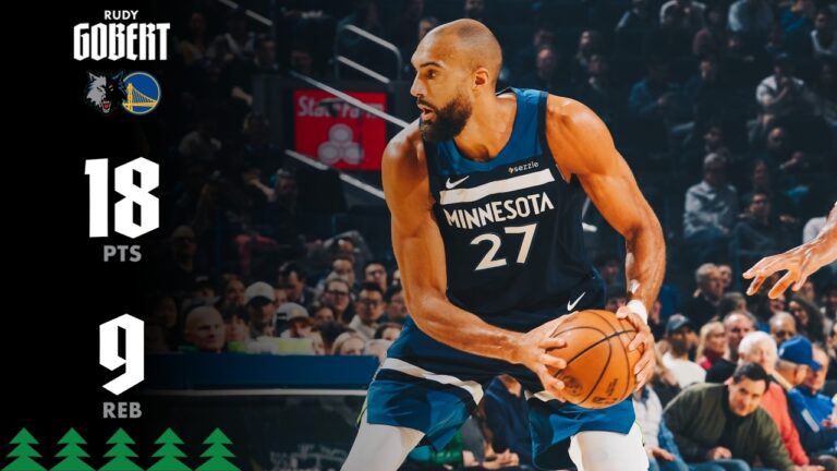 Rudy Gobert With 18 Points In Victory Over Warriors 03.13.26