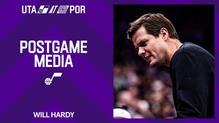 Will Hardy shares his admiration for Garcia, Mbeng and young Jazz players in Portland