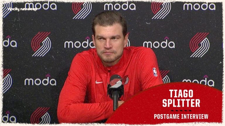 Tiago Splitter Talks About Tonight’s Win vs Utah Jazz Portland Trail Blazers March 13, 2026