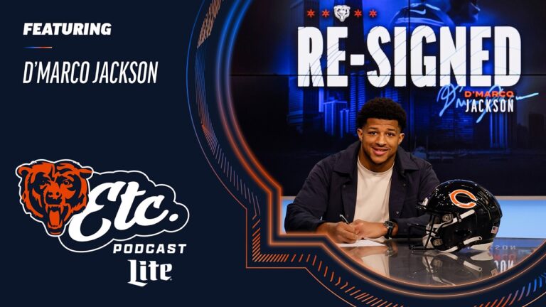 DMarco Jackson on returning to Chicago, recapping Bears’ other moves Bears, etc. Podcast