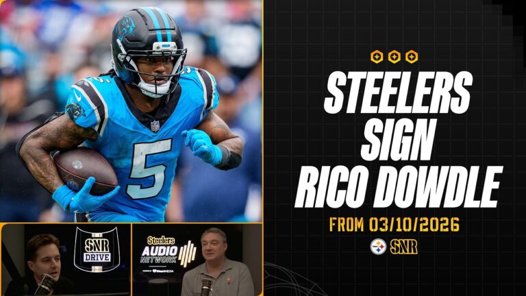 Reviewing the RB Rico Dowdle Signing SNR Drive Pittsburgh Steelers