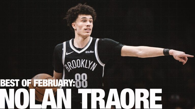 Nolan Traores BEST February Highlights Led All NBA Rookies in Assists