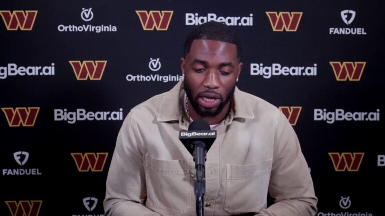 LIVE: OLB Odafe Oweh Speaks to the Media After Signing Washington Commanders