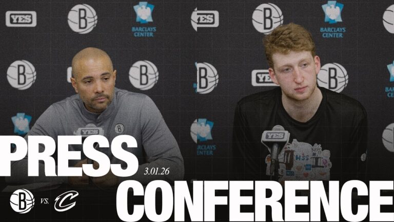 Jordi Fernàndez and Danny Wolf Postgame Press Conferences vs Cleveland