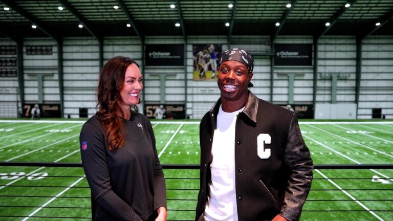 Travis Etienne Jr. 1-on-1 interview after signing with Saints 2026 Free Agency