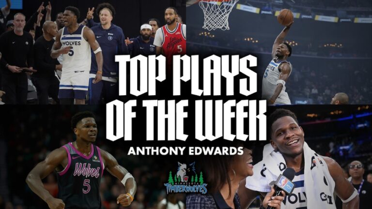 Anthony Edwards Named Player of the Week Dominating the NBA