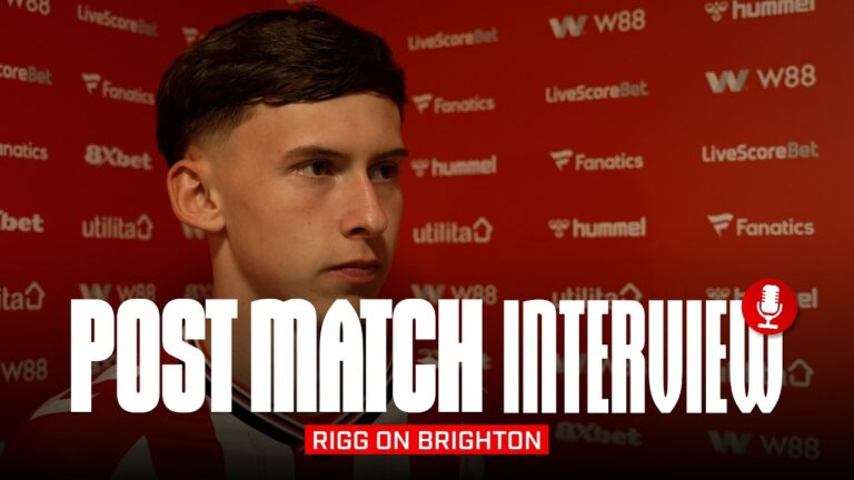 We will bounce back Chris Rigg Post Brighton Post Match Interview