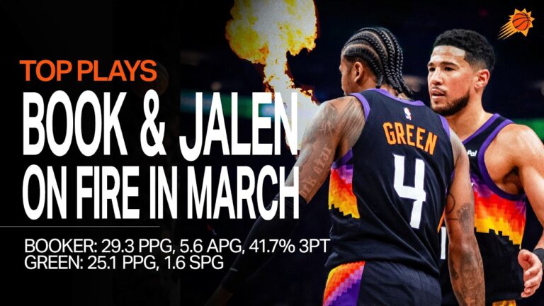 TOP PLAYS from Jalen Green & Devin Booker through Mid-March Phoenix Suns Player Highlights