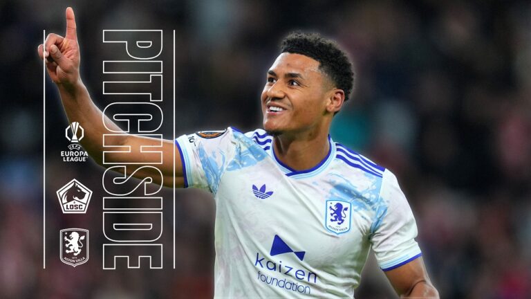 Watkins seals the win in Lille! Lille vs Aston Villa PITCHSIDE