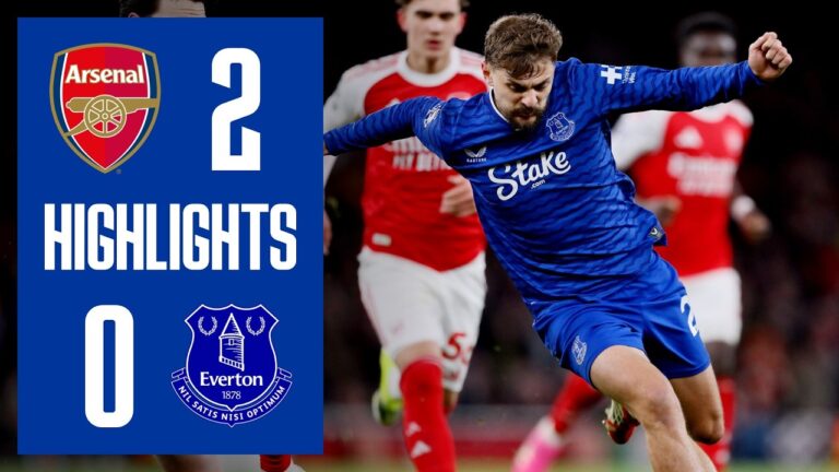 ARSENAL 2-0 EVERTON Premier League highlights