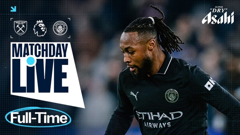 FULL TIME REACTION! West Ham 1-1 Man City Premier League