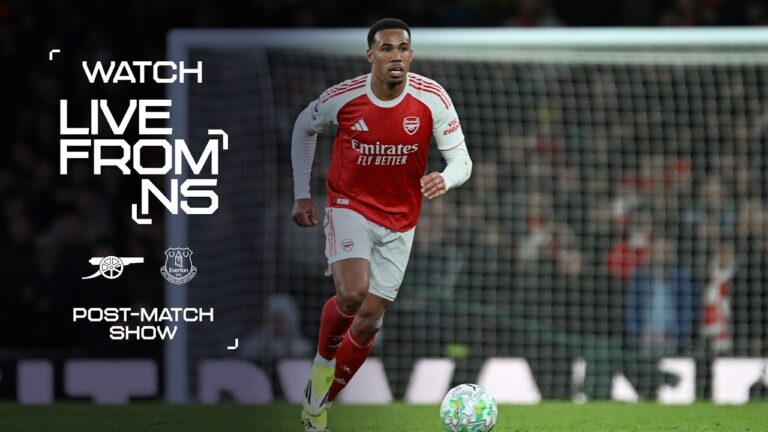 DOWMAN SCORES! Live From N5 Arsenal 2 – 0 Everton Premier League Post-match