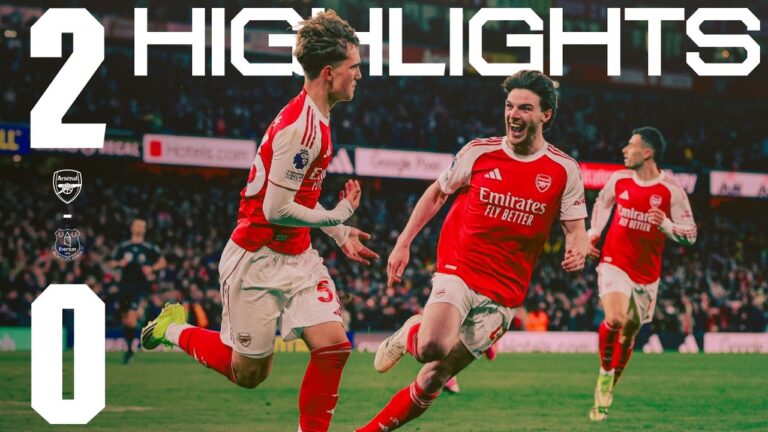 DOWMAN &amp GYOKERES WITH TWO HUGE GOALS FOR THE ARSENAL HIGHLIGHTS Arsenal vs Everton (2-0) PL