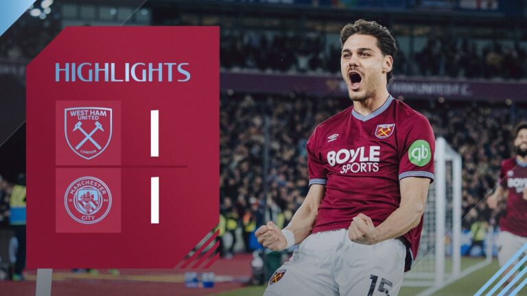 Mavropanos Seals Crucial Draw! West Ham 1-1 Manchester City Premier League Highlights