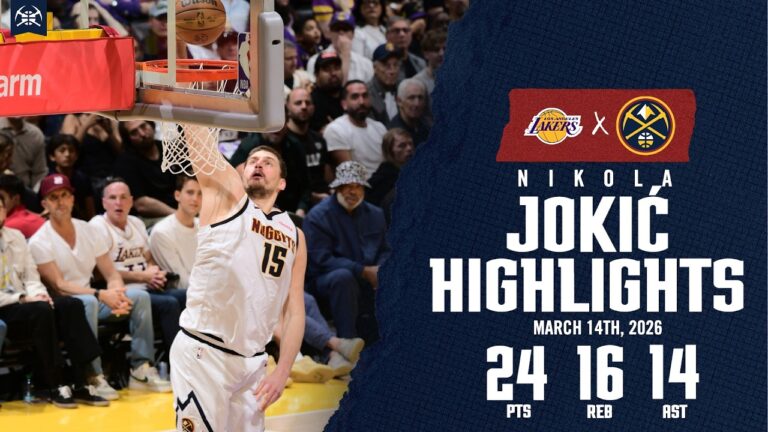 Nikola Jokić Game Highlights DEN vs. LAL