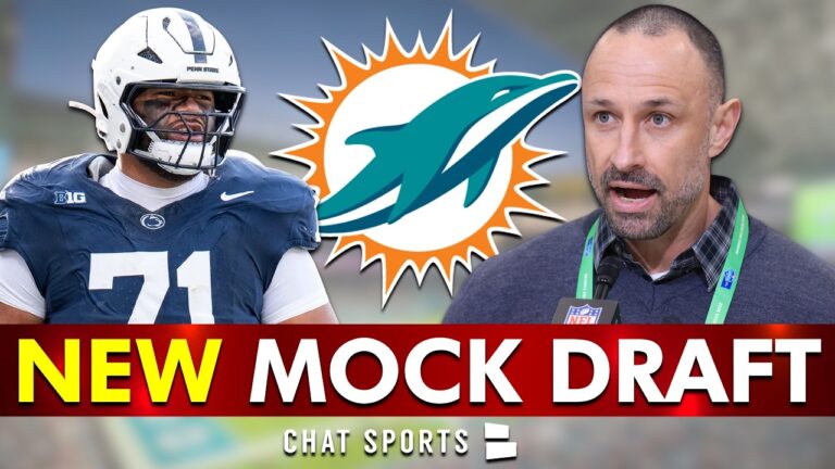 NEW Miami Dolphins Mock Draft After NFL Free Agency