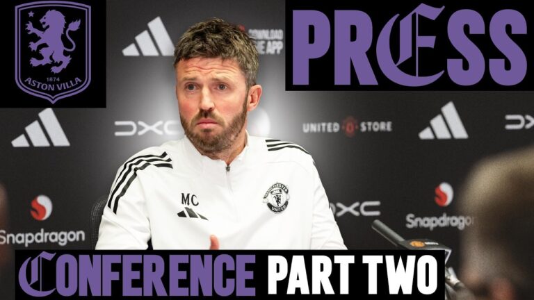 The Boys Are Hungry To Learn Michael Carrick Pre-Aston Villa Press Conference: Part Two