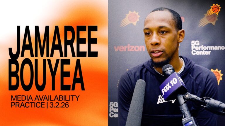 Jamaree Bouyea Practice Media Availability Phoenix Suns 3-2-26