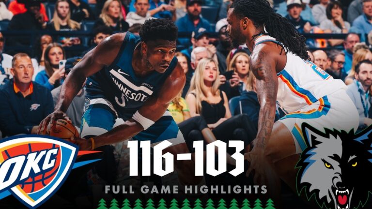 Minnesota Timberwolves Fall to Oklahoma City Thunder, 116-103 03.15.26