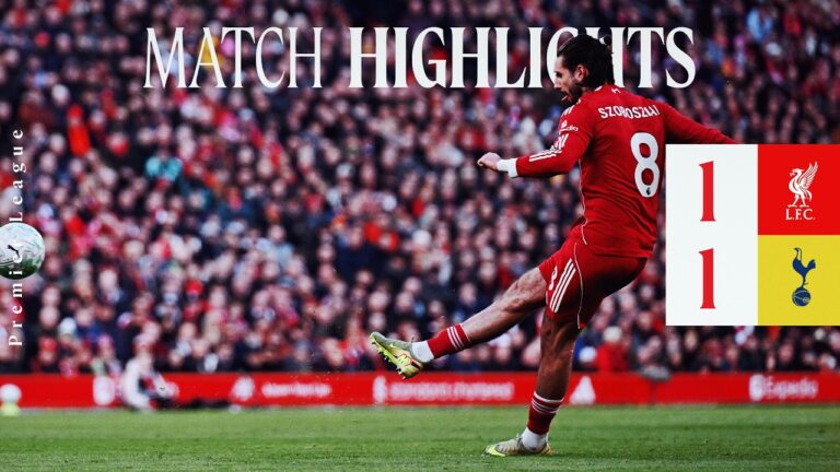 Highlights: Liverpool 1-1 Spurs Another Szoboszlai Free-Kick