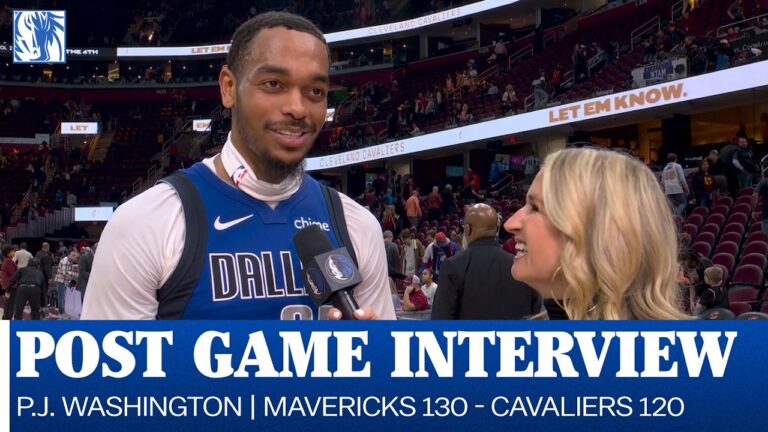 P.J. Washington Post Game Interview at Cleveland Cavaliers March 15, 2026