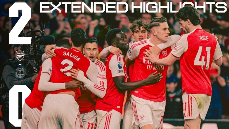 DOWMAN MAKES HISTORY EXTENDED HIGHLIGHTS Arsenal vs Everton (2-0) Gyokeres, Dowman PL