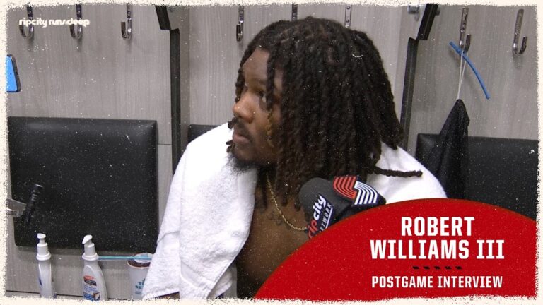 Robert Williams III On Tonight’s Game Trail Blazers vs 76ers March 15, 2026