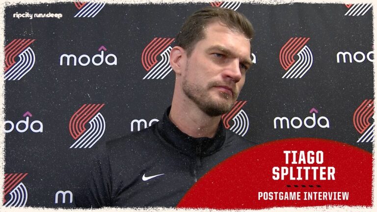 Tiago Splitter Postgame Media Availability Trail Blazers vs 76ers March 15, 2026