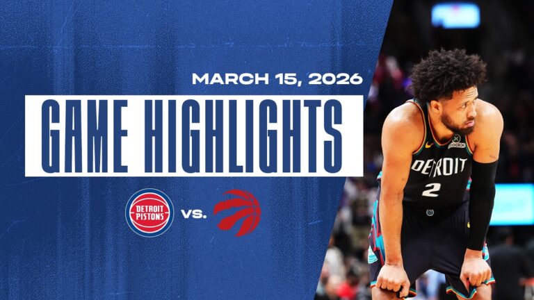 Detroit Pistons vs. Toronto Raptors GAME HIGHLIGHTS 3.15.2026